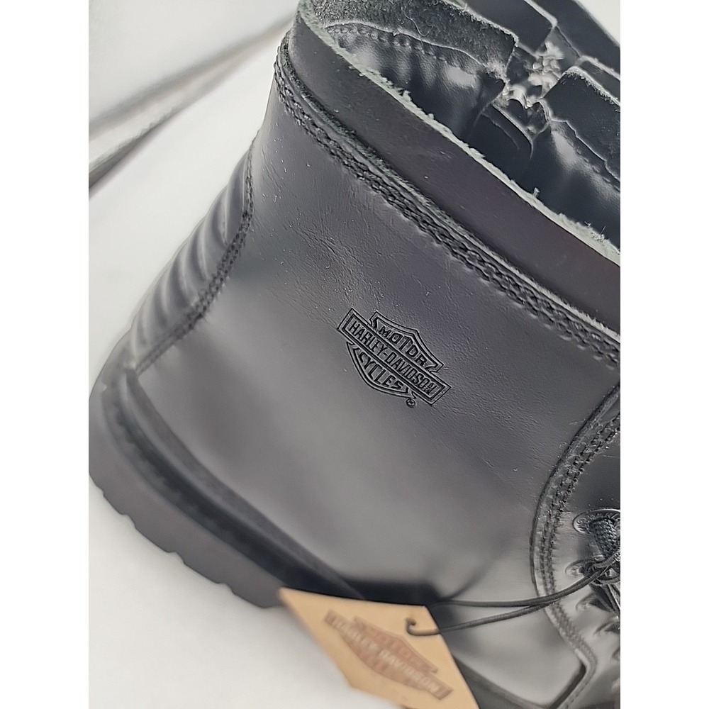 Harley Davidson Mens Black NWT Boots Size 11.5 M - Picture 2 of 11